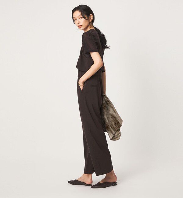 UNITED ARROWS green label relaxing「［size SHORT/TALLあり］レイヤード オールインワン ストレッチ」|オールインワン|