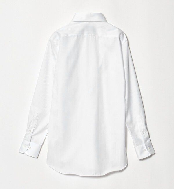 UNITED ARROWS green label relaxing「コットン シャドウストライプ クレリック ワイドカラー ドレスシャツ -イージーアイロン-」|シャツ・ブラウス|