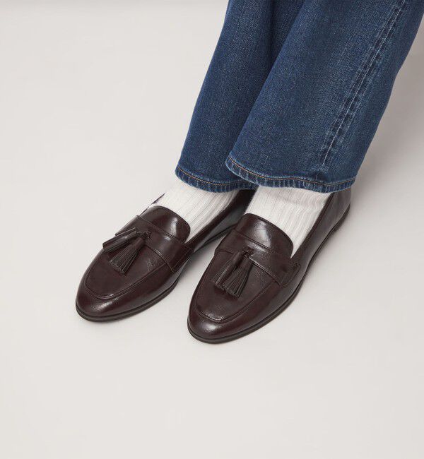 UNITED ARROWS green label relaxing「ラウンド タッセルローファー」|その他|DK.BROWN