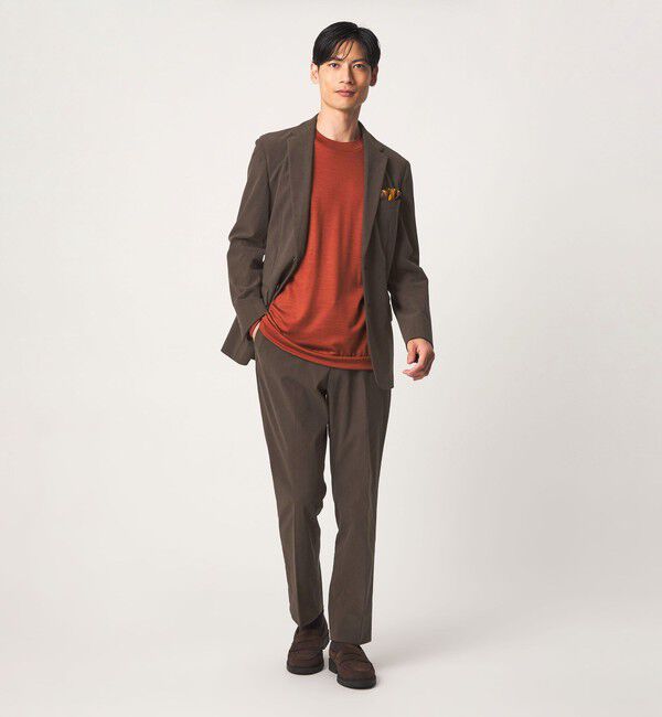 UNITED ARROWS green label relaxing「A+ コーデュロイ スタンダード イージー セットアップ パンツ スラックス -ストレッチ-」|スラックス|