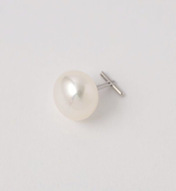 BEAUTY&YOUTH UNITED ARROWS「＜BAQLESS＞ボタンパール ピアス」|ピアス|
