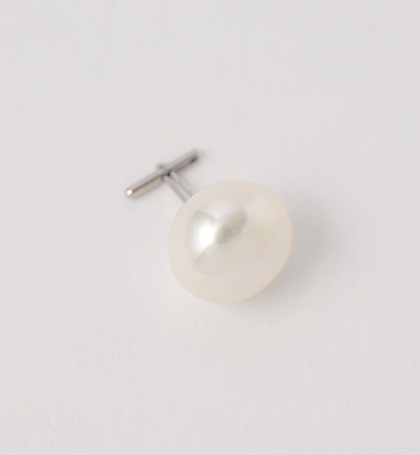 BEAUTY&YOUTH UNITED ARROWS「＜BAQLESS＞ボタンパール ピアス」|ピアス|