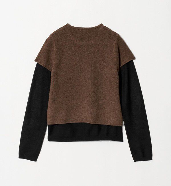 BEAUTY&YOUTH UNITED ARROWS「レイヤード セット ニットプルオーバー ウォッシャブル」|ニット・セーター|