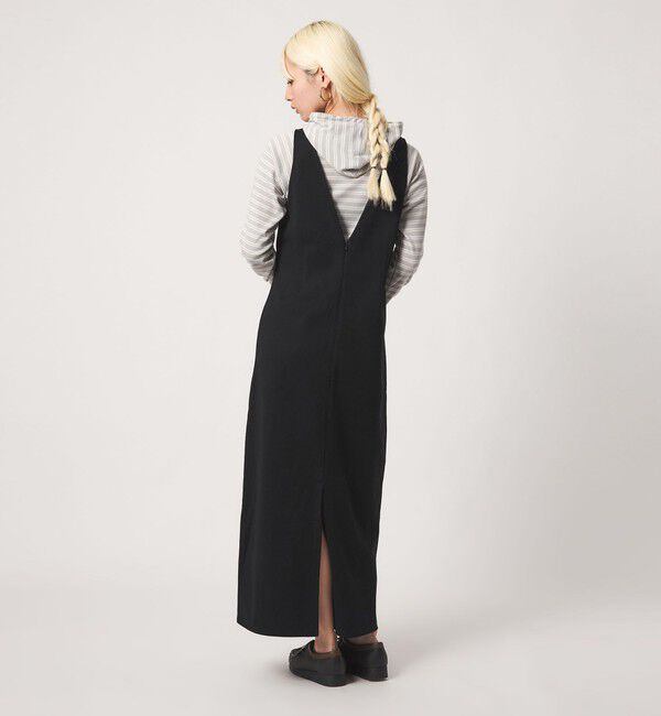 BEAUTY&YOUTH UNITED ARROWS「ポリエステルブレンド バックV Iラインワンピース」|ワンピース|