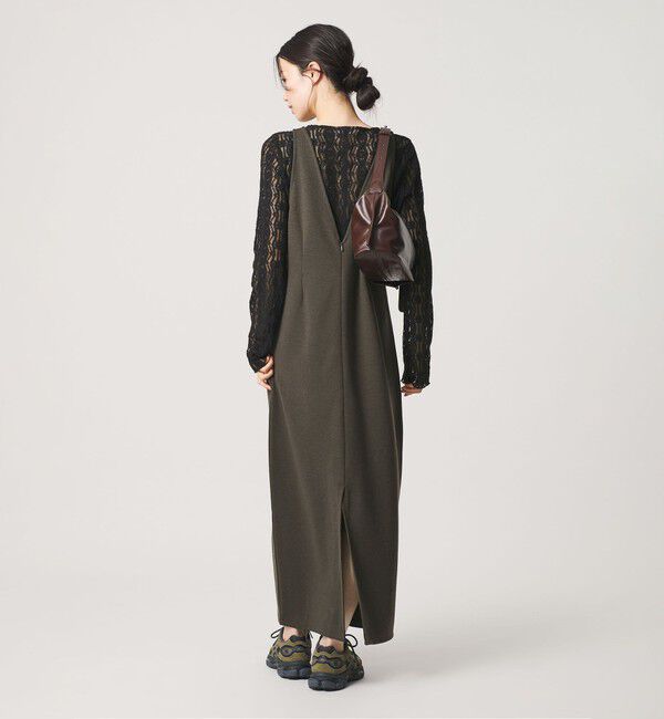 BEAUTY&YOUTH UNITED ARROWS「ポリエステルブレンド バックV Iラインワンピース」|ワンピース|