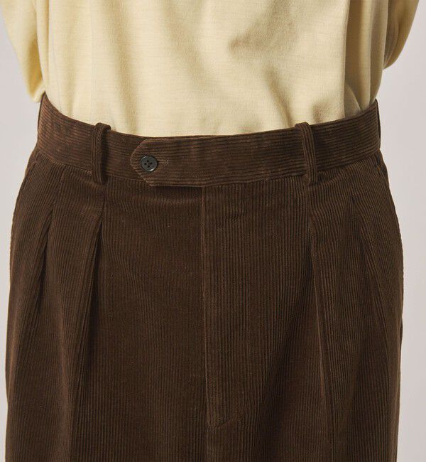STEVEN ALAN「＜Steven Alan＞ 9W コーデュロイ イン ツープリーツ ドレス トラウザーズ II」|スラックス|