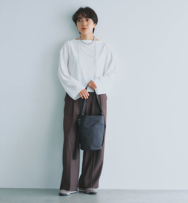 UNITED ARROWS green label relaxing「＜スタイリスト 兵藤千尋さんコラボ・PARTE＞2WAY バケットバッグ 撥水」|ショルダー・メッセンジャー|