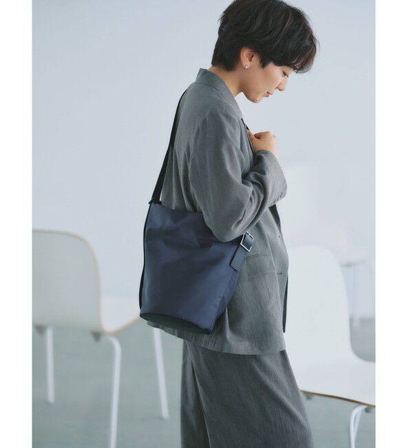 UNITED ARROWS green label relaxing「＜スタイリスト 兵藤千尋さんコラボ・PARTE＞2WAY バケットバッグ 撥水」|ショルダー・メッセンジャー|