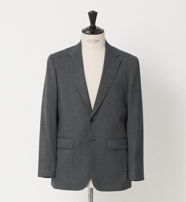 UNITED ARROWS green label relaxing「A+ TWPU ヘリンボーン 2B リラックス セットアップ ジャケット -ストレッチ-」|テーラードジャケット|