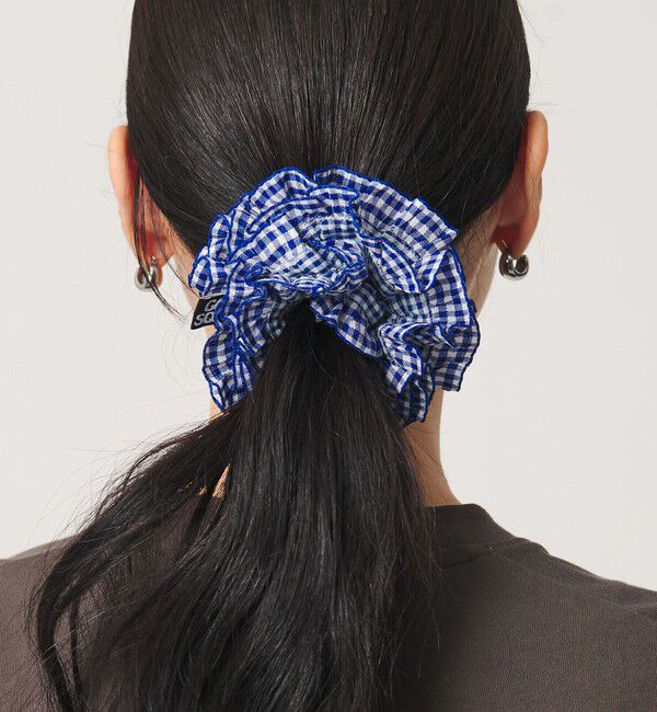 BEAUTY&YOUTH UNITED ARROWS「＜GOOD SQUISH＞SUPER BABY TUESDAY シュシュ」|ヘアゴム・シュシュ|NAVY