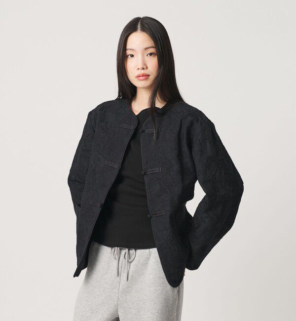 BEAUTY&YOUTH UNITED ARROWS「ジャガード ペイズリー エンブロイダリー ジャケット」|テーラードジャケット|