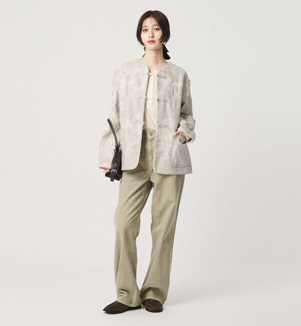 BEAUTY&YOUTH UNITED ARROWS「ジャガード ペイズリー エンブロイダリー ジャケット」|テーラードジャケット|