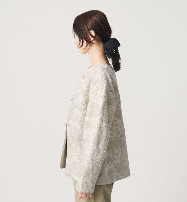 BEAUTY&YOUTH UNITED ARROWS「ジャガード ペイズリー エンブロイダリー ジャケット」|テーラードジャケット|