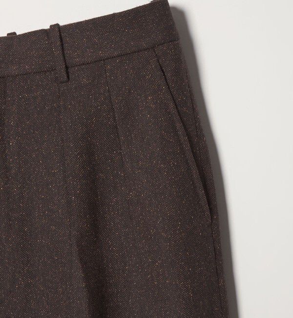 STEVEN ALAN「＜Steven Alan＞ ネップ ヘリンボーンツイード イン ツープリーツ ドレス トラウザーズ II」|スラックス|