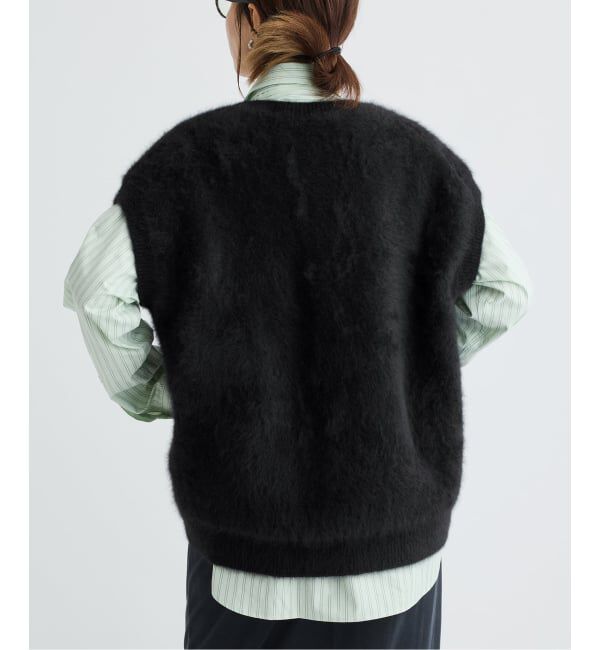 IENA LA BOUCLE「IENA LA BOUCLE フォックス カシミヤ V ベスト」|ベスト・ジレ|