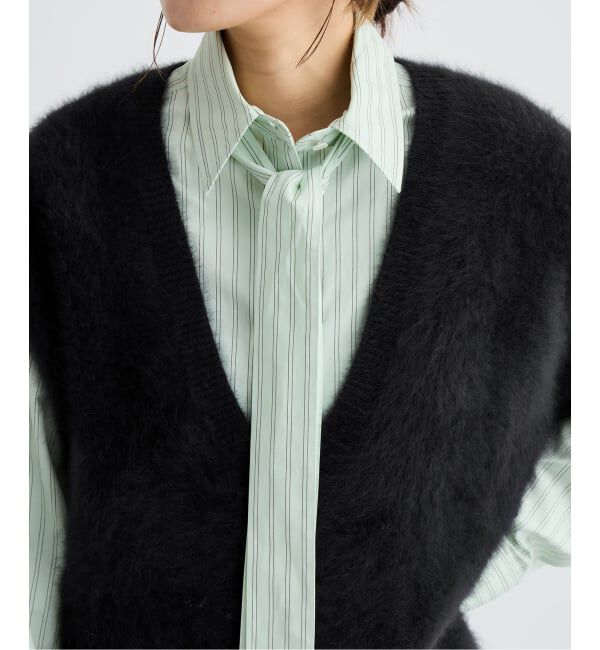 IENA LA BOUCLE「IENA LA BOUCLE フォックス カシミヤ V ベスト」|ベスト・ジレ|