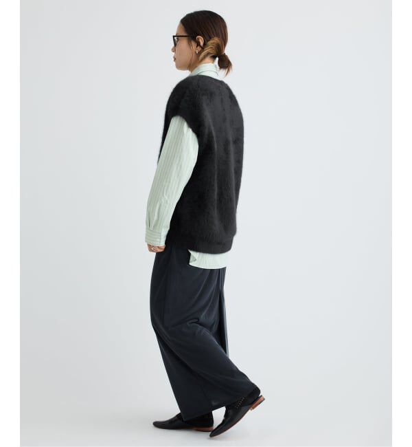 IENA LA BOUCLE「IENA LA BOUCLE フォックス カシミヤ V ベスト」|ベスト・ジレ|