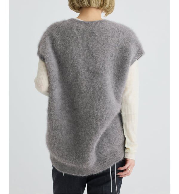 IENA LA BOUCLE「IENA LA BOUCLE フォックス カシミヤ V ベスト」|ベスト・ジレ|
