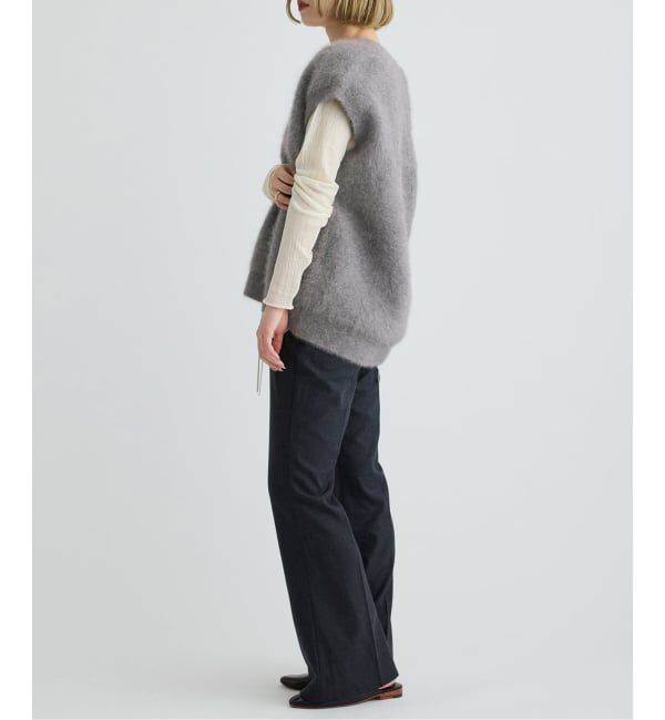 IENA LA BOUCLE「IENA LA BOUCLE フォックス カシミヤ V ベスト」|ベスト・ジレ|