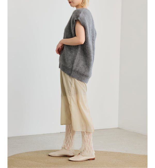 IENA LA BOUCLE「IENA LA BOUCLE フォックス カシミヤ V ベスト」|ベスト・ジレ|