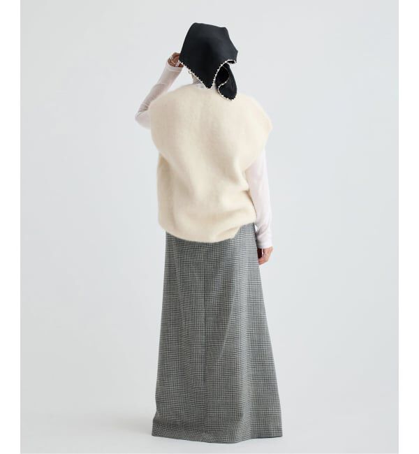 IENA LA BOUCLE「IENA LA BOUCLE フォックス カシミヤ V ベスト」|ベスト・ジレ|