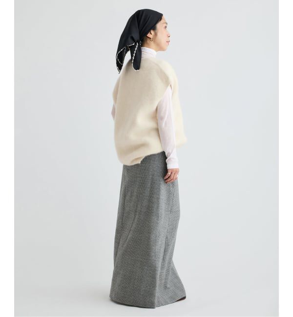 IENA LA BOUCLE「IENA LA BOUCLE フォックス カシミヤ V ベスト」|ベスト・ジレ|