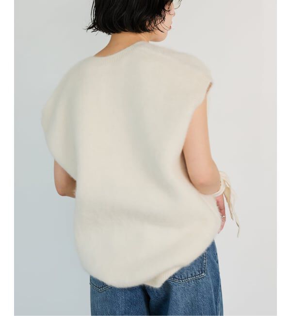 IENA LA BOUCLE「IENA LA BOUCLE フォックス カシミヤ V ベスト」|ベスト・ジレ|
