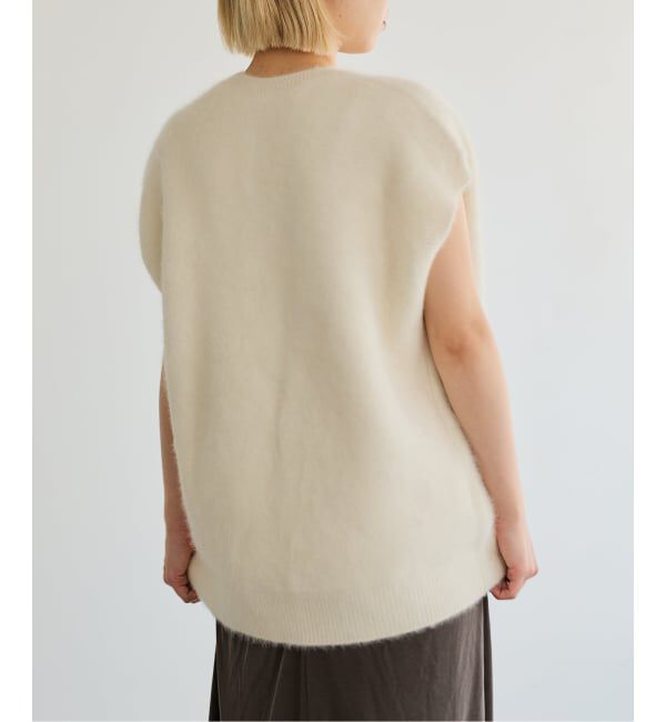 IENA LA BOUCLE「IENA LA BOUCLE フォックス カシミヤ V ベスト」|ベスト・ジレ|