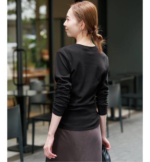 SLOBE IENA「《2枚セット》HANES/ヘインズ SLOBE別注 2PACK リブロンTEE」|Tシャツ・カットソー|