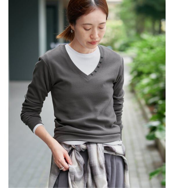 SLOBE IENA「《2枚セット》HANES/ヘインズ SLOBE別注 2PACK リブロンTEE」|Tシャツ・カットソー|