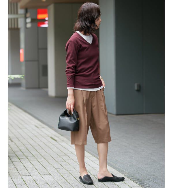 SLOBE IENA「《2枚セット》HANES/ヘインズ SLOBE別注 2PACK リブロンTEE」|Tシャツ・カットソー|