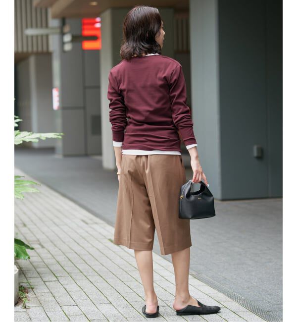 SLOBE IENA「《2枚セット》HANES/ヘインズ SLOBE別注 2PACK リブロンTEE」|Tシャツ・カットソー|