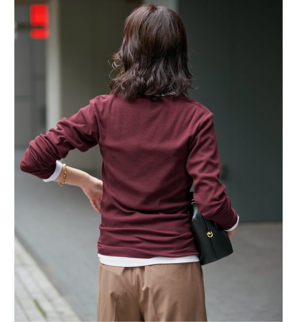 SLOBE IENA「《2枚セット》HANES/ヘインズ SLOBE別注 2PACK リブロンTEE」|Tシャツ・カットソー|