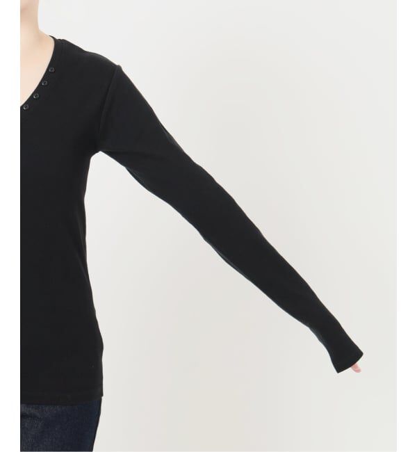 SLOBE IENA「《2枚セット》HANES/ヘインズ SLOBE別注 2PACK リブロンTEE」|Tシャツ・カットソー|