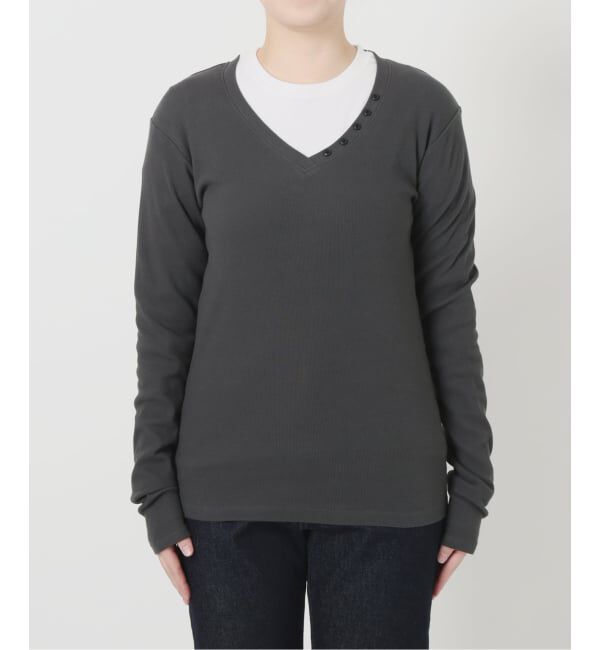 SLOBE IENA「《2枚セット》HANES/ヘインズ SLOBE別注 2PACK リブロンTEE」|Tシャツ・カットソー|
