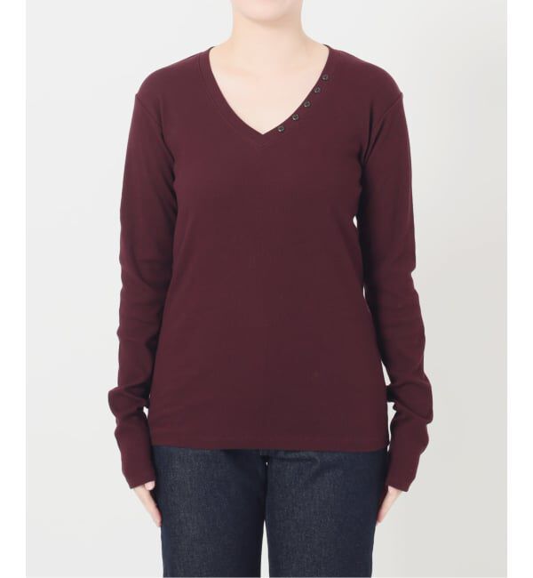 SLOBE IENA「《2枚セット》HANES/ヘインズ SLOBE別注 2PACK リブロンTEE」|Tシャツ・カットソー|