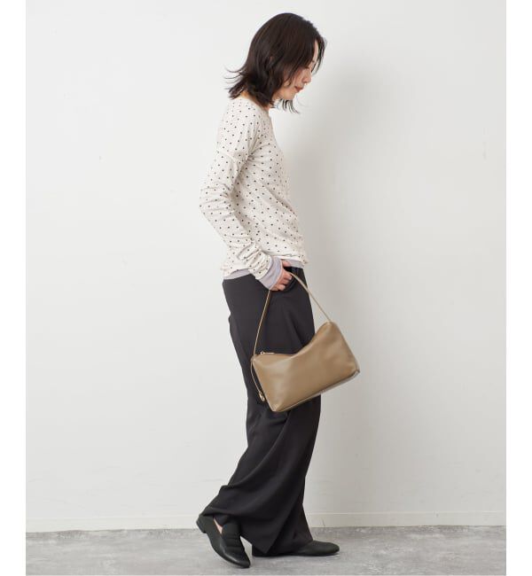 SLOBE IENA「《追加2》miller SLOBE別注 SHEER RIB クルーネック」|Tシャツ・カットソー|