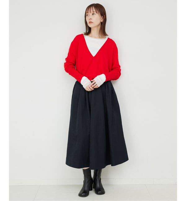 SLOBE IENA「《WEB限定カラーあり/追加8予約》レイヤードスリーブロンTEE」|Tシャツ・カットソー|
