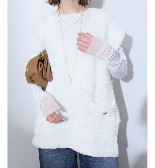 SLOBE IENA「《WEB限定カラーあり/追加8予約》レイヤードスリーブロンTEE」|Tシャツ・カットソー|