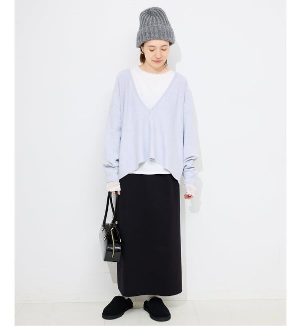 SLOBE IENA「《WEB限定カラーあり/追加8予約》レイヤードスリーブロンTEE」|Tシャツ・カットソー|