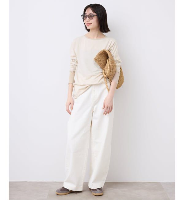 SLOBE IENA「《WEB限定カラーあり/追加8予約》レイヤードスリーブロンTEE」|Tシャツ・カットソー|