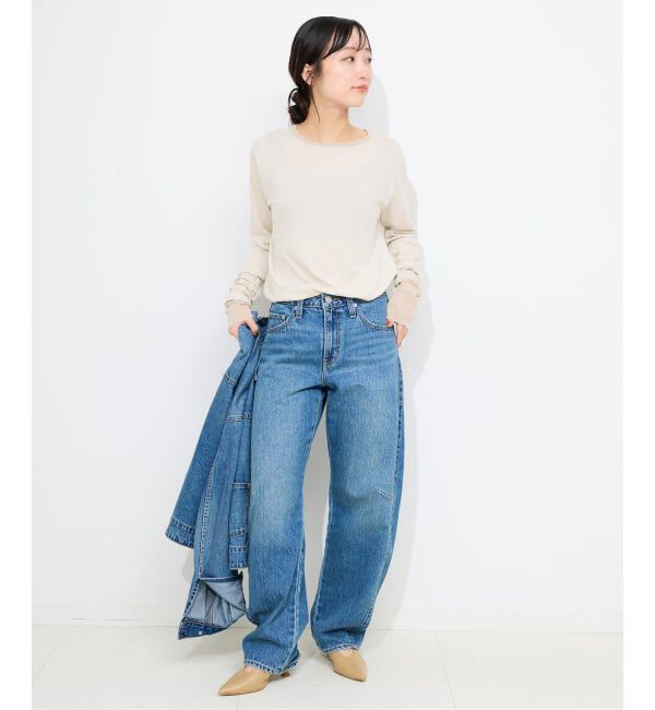 SLOBE IENA「《WEB限定カラーあり/追加8予約》レイヤードスリーブロンTEE」|Tシャツ・カットソー|