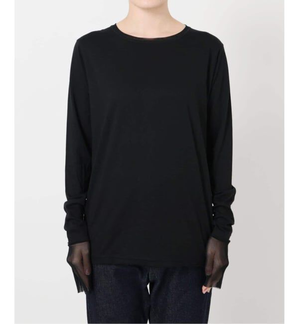 SLOBE IENA「《WEB限定カラーあり/追加8予約》レイヤードスリーブロンTEE」|Tシャツ・カットソー|
