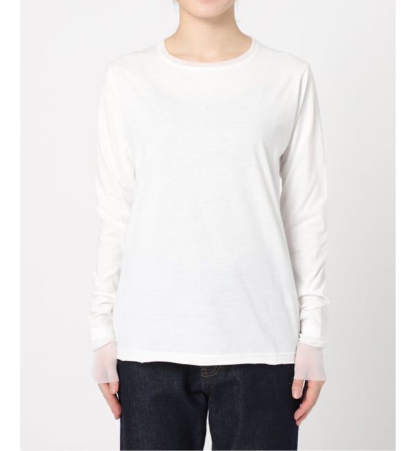 SLOBE IENA「《WEB限定カラーあり/追加8予約》レイヤードスリーブロンTEE」|Tシャツ・カットソー|