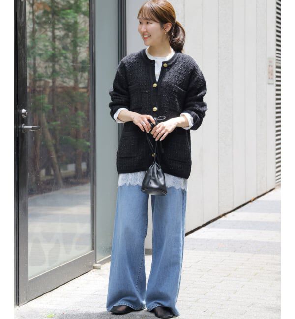 JOURNAL STANDARD relume「《WEB限定追加3》TWEEDYニットジャケット」|カーディガン|