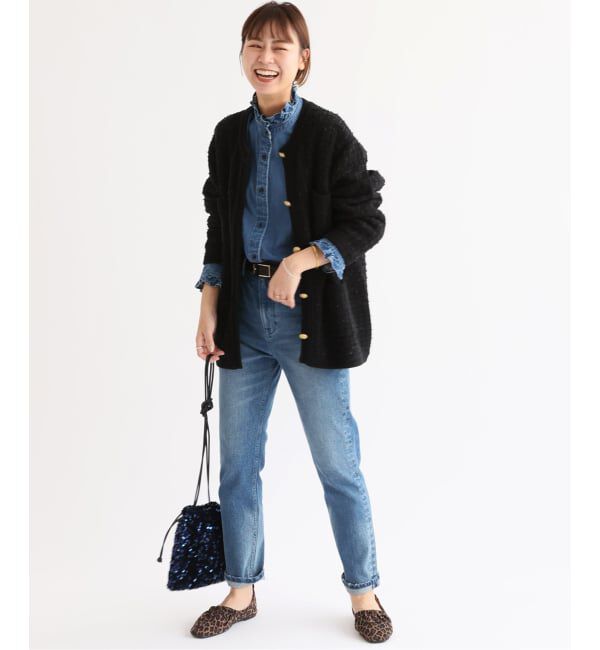 JOURNAL STANDARD relume「《WEB限定追加3》TWEEDYニットジャケット」|カーディガン|