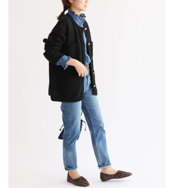 JOURNAL STANDARD relume「《WEB限定追加3》TWEEDYニットジャケット」|カーディガン|