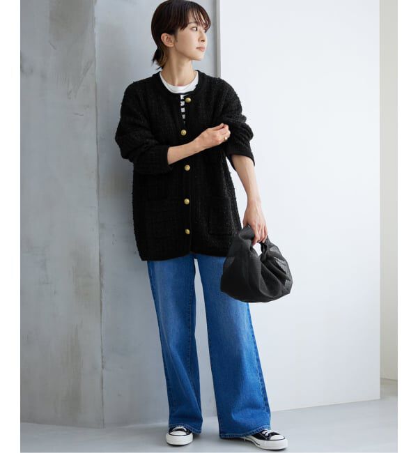 JOURNAL STANDARD relume「《WEB限定追加3》TWEEDYニットジャケット」|カーディガン|