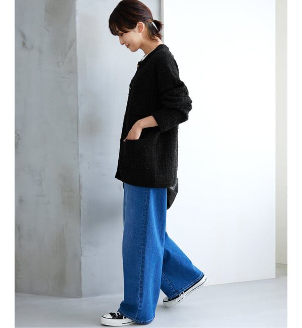JOURNAL STANDARD relume「《WEB限定追加3》TWEEDYニットジャケット」|カーディガン|