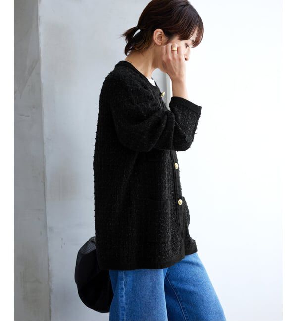 JOURNAL STANDARD relume「《WEB限定追加3》TWEEDYニットジャケット」|カーディガン|